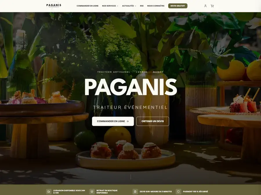Le site de Les Paganis